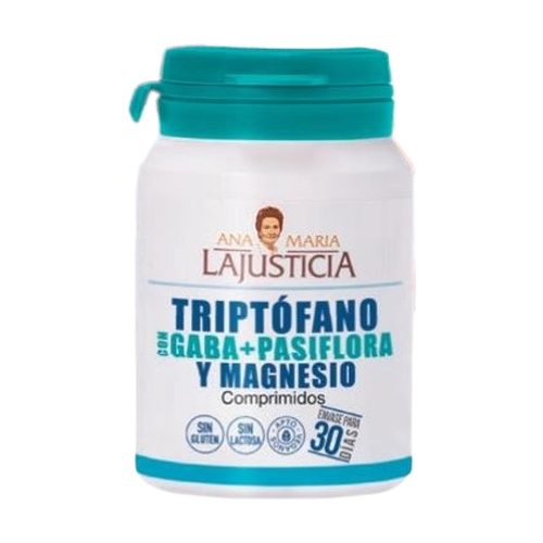 Triptofano con Gaba Pasiflora y Mg 30 Comp. (Ana Mª La Justicia)