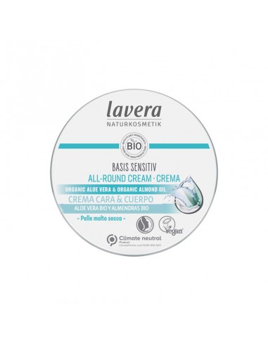Crema Cara y Cuerpo Aloe Almendra 150 ml. (Lavera)