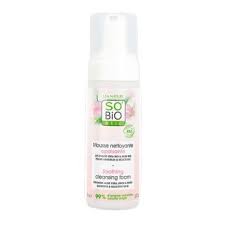 Espuma Limpiadora Calmante Aloe Vera y Rosa 150Ml. (Sobio)