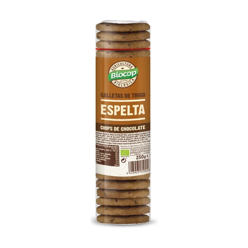 Galletas Espelta Chips de Choco 250 Gr (Biocop)