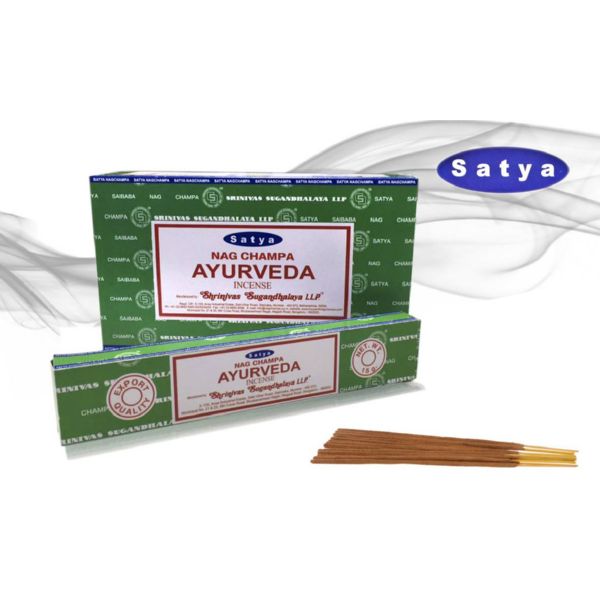 Incienso Nag Champa Ayurveda 15Gr (Satya)