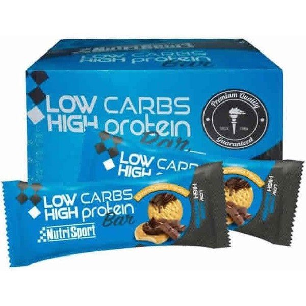Barrita Low Carbs High Protein Cookies Cream (Nutrisport)