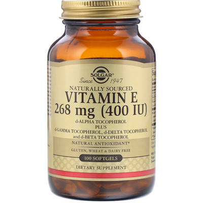 Vitamina E 200 Ui 134 Mg 250 Perlas (Solgar)