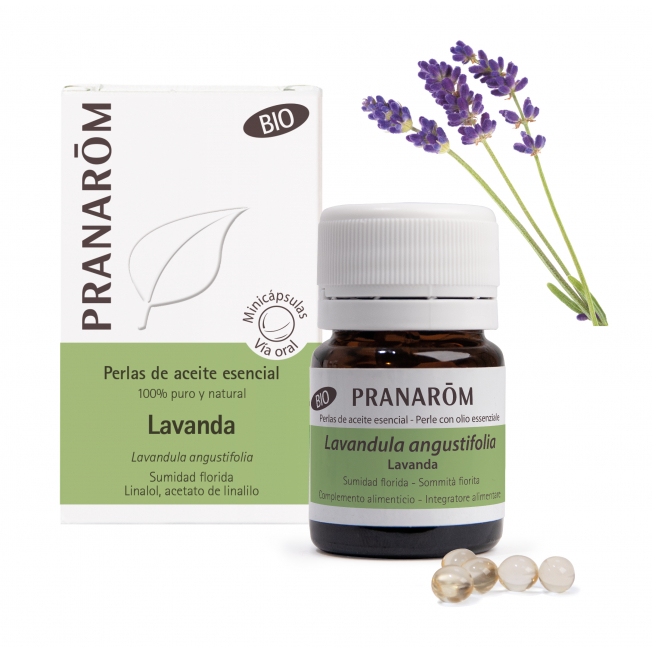 Aceite Esencial Lavanda Bio 60 Perlas (Pranarom)