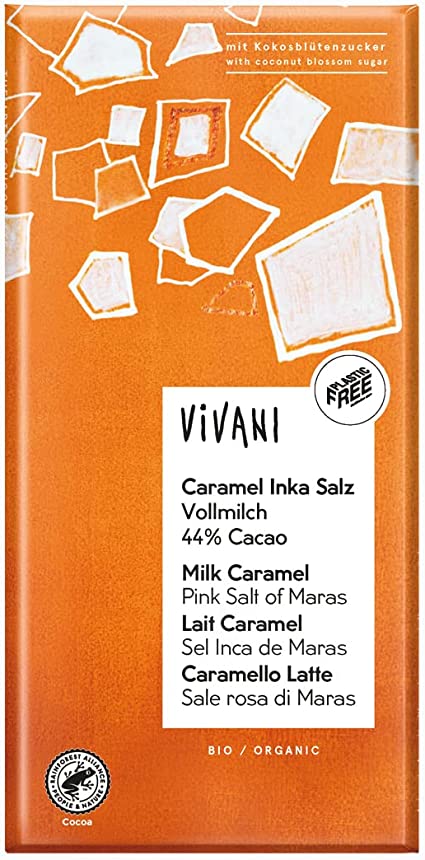 Chocolate Con Leche 44% Panama Azucar Coco 80 Gr. (Vivani)
