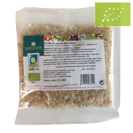 Agar Agar En Escamas 25 Grs. (Porto Muiños)