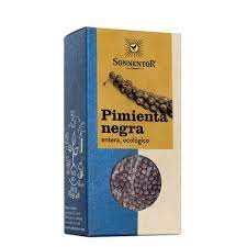 Pimienta Negra Entera Bio 55 Grs. (Sonnentor)