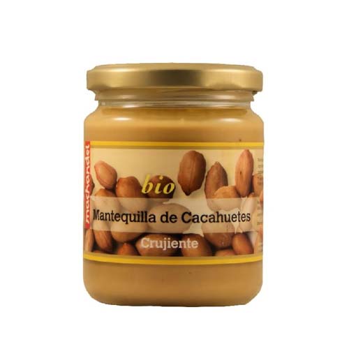 Mantequilla De Cacahuete Crujiente Sin Sal Bio 250 Grs. (Machandel)
