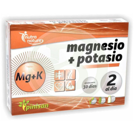 Magnesio Potasio 60 Comp. (Pinisan)