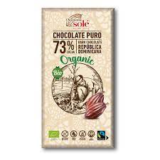 Chocolate Negro 73 % 100 Gr. (Sole)