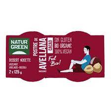 Postre Avellana Cacao 2X125Gr. (Naturgreen)