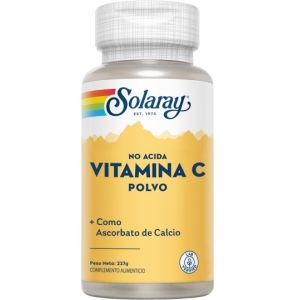 Vitamina C en Polvo "Ascorbato de Calcio" 227 Grs. (Solaray)