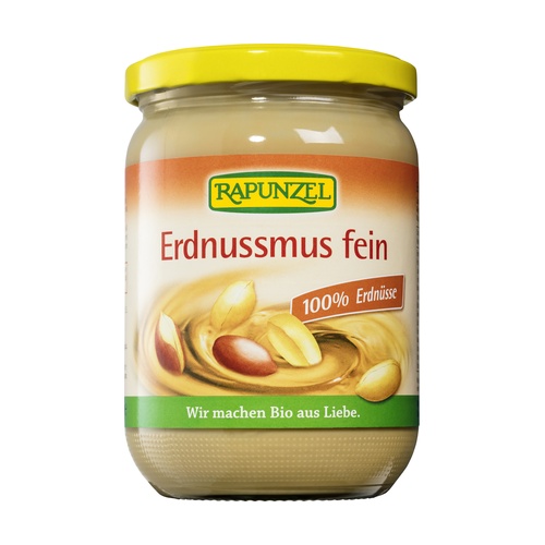 Crema De Cacahuete Fina 100% 500 Grs. (Rapunzel)