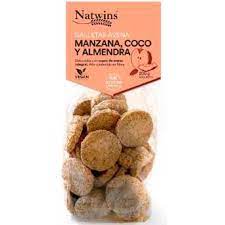 Galletas Avena Manzana Coco y Almendras 200 gr (Natwins)