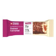 Barrita Proteica Creamy Core Caramelo Con Cacahuete 45 Gr (Maxi Nutrition)