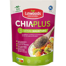 Semillas Chia Plus Sistema Inmunitario Bio 200 Grs. (Linwoods)