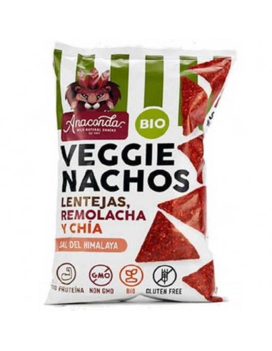 Nachos Lenteja Remolacha y Chia 125 Grs. (Anaconda)