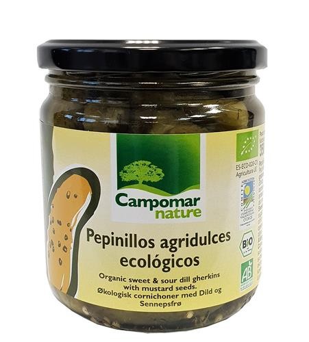 Pepinillos Agridulce 350 Grs. (Campomar Nature)