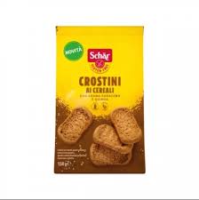Crostini Cereales 150 Grs. Panecillos Tostados S/Gluten (Schar)
