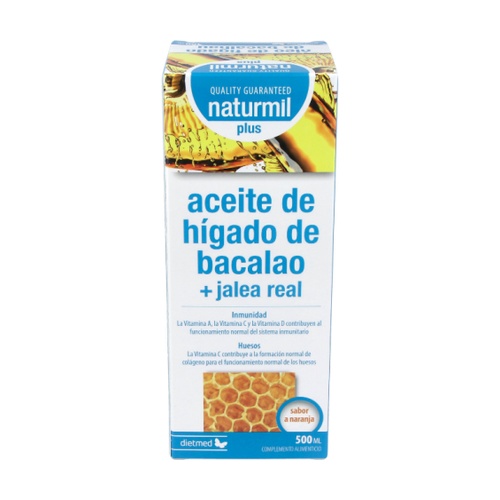Aceite Higado Bacalao y Jalea Real 500 ml. (Naturmil)