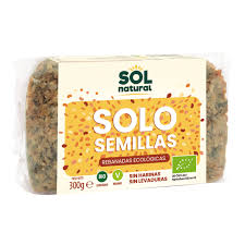 Pan Solo Semillas S/harina S/Levadura Bio 300 gr (Sol Natural)