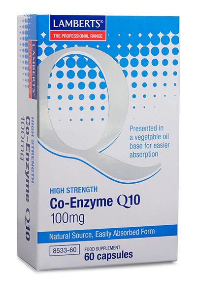Co Enzyma Q10 100 mg. "Ubiquinona" 60 Caps. (Lamberts)