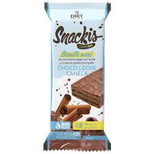 Barritas Snackis Compleat Choco Leche y Canela 35 Grs (Herbora)