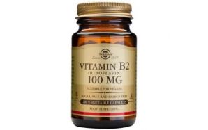 Vitamina B2 100 Mg.(Rivoflavina) 100 Caps.  (Solgar)