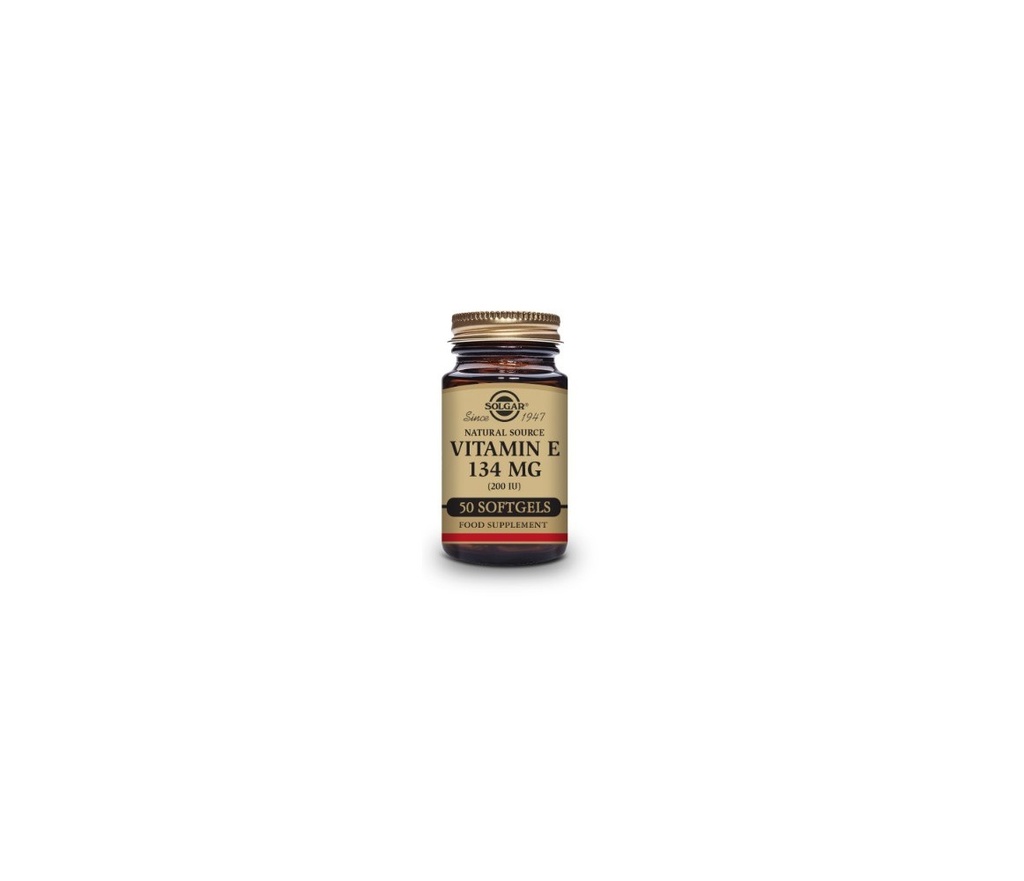 Vitamina E 200 UI 134 Mg 50 Perlas (Solgar) 