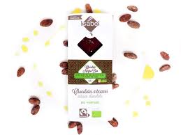 Tableta Chocolate Negro Aceite de Oliva y Flor de Sal 80 gr (Isabel)