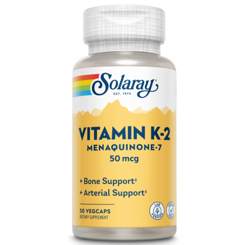 Vitamina K 2 (Menaquinone-7) 30 Caps. (Solaray)