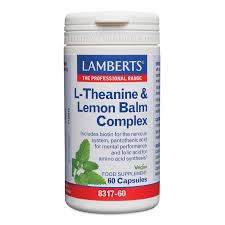 L-Teanina y Balsamo de Limón 60 Cap (Lamberts)
