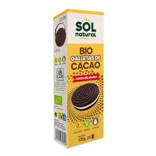 Galletas de Cacao con Relleno Cremoso Bio 125 Grs. (Sol Natural)