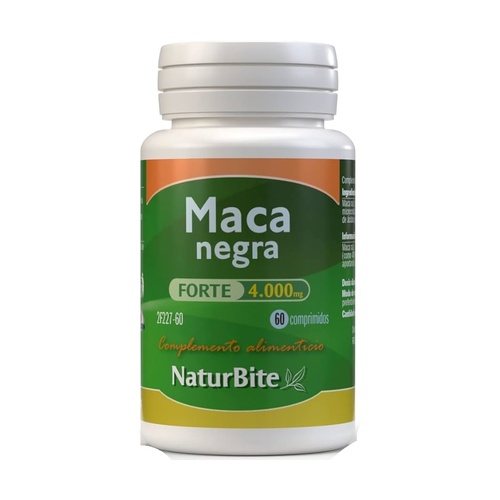 Maca Negra Forte 4000 mg. 60 Comp. (NaturBite)