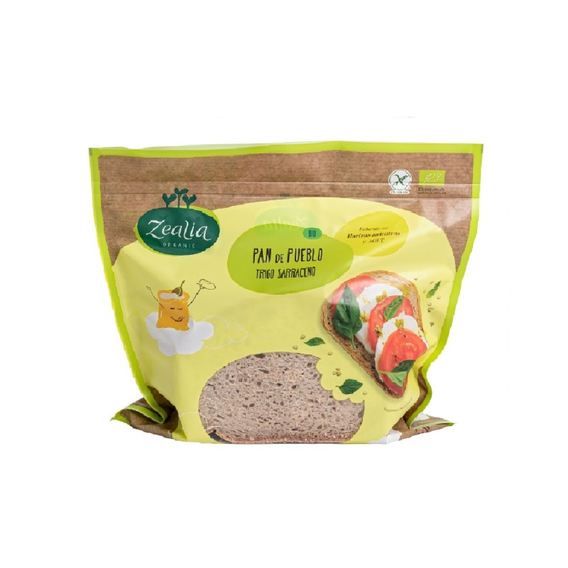 Pan de Pueblo Trigo Sarraceno S/Gluten (Zealia)