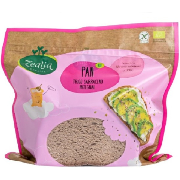 Pan Trigo Sarraceno Integ. S/Gluten (Zealia) 
