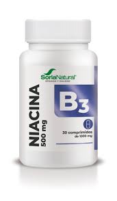 Niacina Vitamina B3 30 Comp. 500 mg. (Soria Natural)