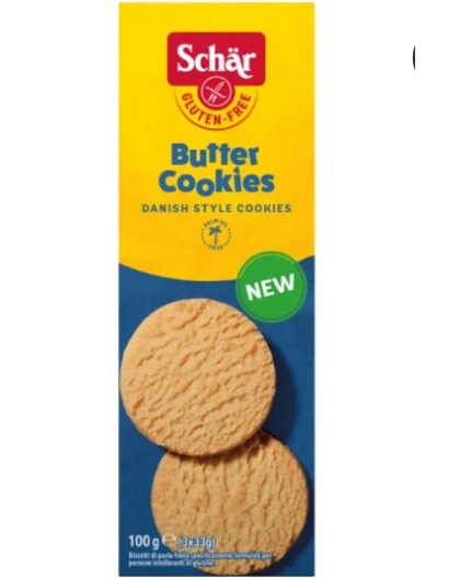 Galletas de Mantequilla Sin Gluten 100G. (Schar) 