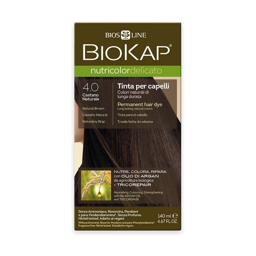 Tinte nro. 4.0 Castaño 140 ml. (Biokap)