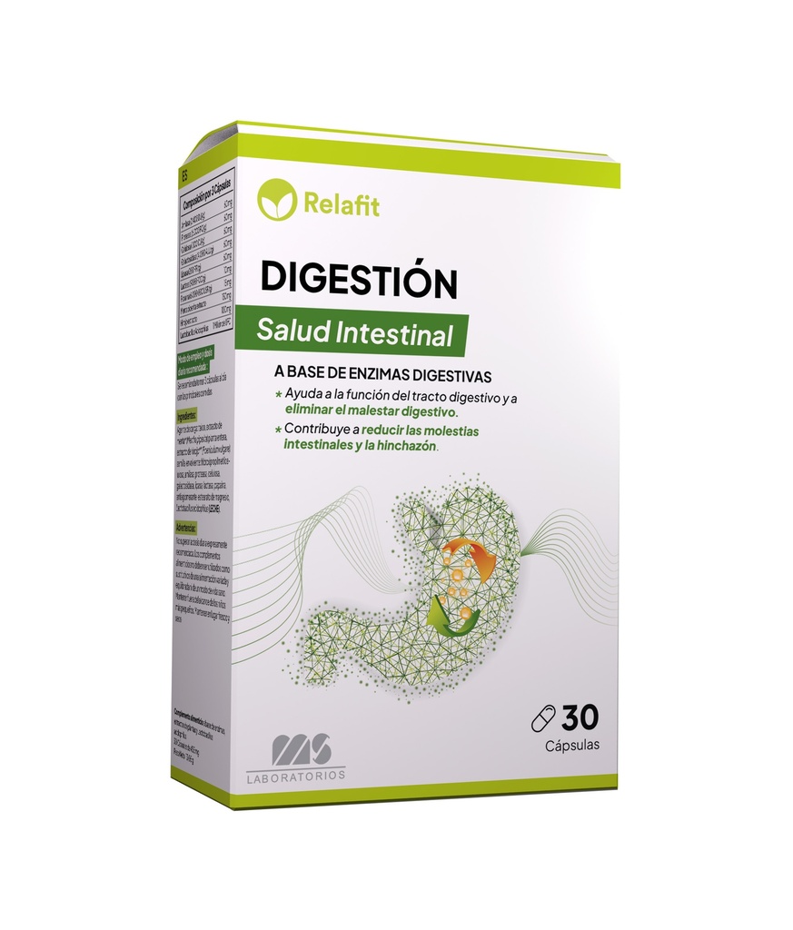 Digestion Enzimas Digestivas 30 Caps. (Relafit)