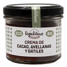 Crema de Avellanas Cacao y Datiles Eco 100 Gr (Vegavilanos)