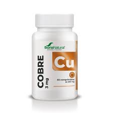 Cobre 3 mg 60 Comp (Soria Natural)