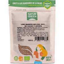 Lino Marron, Nibs Cacao y Aronia Bio 150 Grs. (Naturgreen)