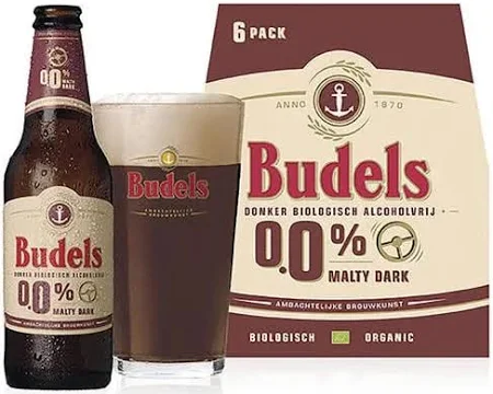 Cerveza Malteada Dark 0% Alcohol Bio 30CL (Budels)