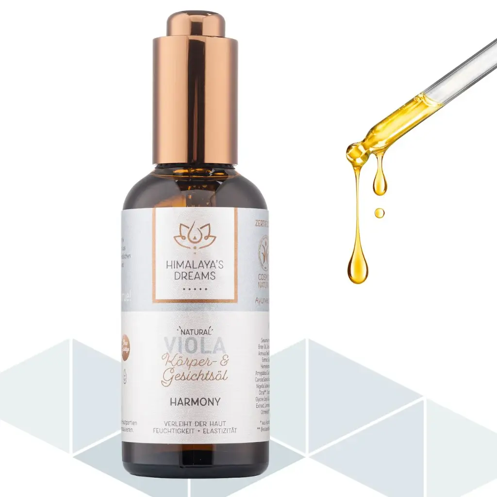 Aceite Facial y Corp. Ayurveda Viola Harmony100 ml. (Himalayas Dreams) 