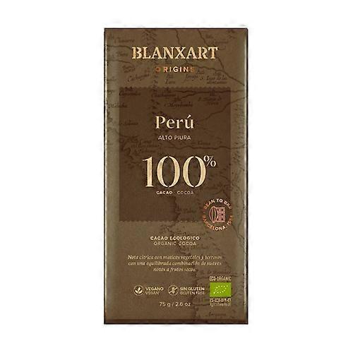 Chocolate Negro 100% Perú 75 gr Bio (Blanxart) 
