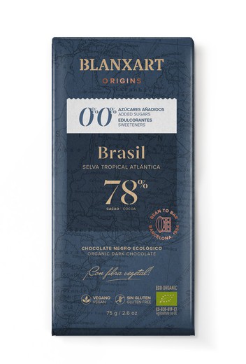 Chocolate Brasil 78%  75 Gr.(Blanxart)   