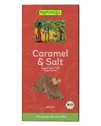 Chocolate de Avena Vegano Caramelo y Sal 100 Grs.(Rapunzel) 