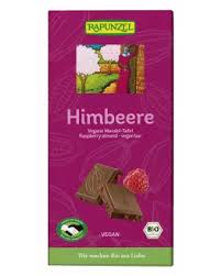 Chocolate Vegano de Almendras Frambuesa 100 Grs.(Rapunzel)