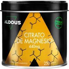 Citrato de Magnesio 440 mg 250 Cap. (Aldous)